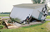 Storm damage caused by straight line winds near Bridgeville