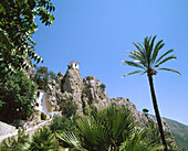 Moorish castle. Guadalest. Alicante province. Spain