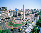 Avenida 9 de Julio. Buenos Aires. Argentina