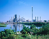 Oil refinery. South west of Montevideo. Uruguay
