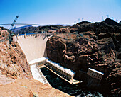 Hoover dam at Colorado River. Nevada. USA