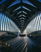 Satolas Airport rail station, by Santiago Calatrava. Lyon. France