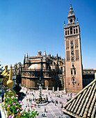 The Cathedral and Giralda Tower. Seville. Spain
