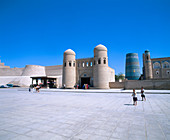 West gate and Kalta-Minor minaret. Khiva. Uzbekistan