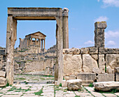 Roman ruins. Dougga. Tunisia