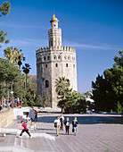 La Torre del Oro (the Gold Tower). Seville. Spain