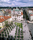 St. Nicholas Church. Old Town Square. Prague. Czech Republic