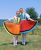 Bulgarian girls at Cantonigròs International Music Festival. Barcelona province. Spain