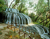 Waterfall, Monasterio de Piedra. Zaragoza province. Spain