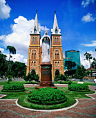 Notre Dame Cathedral in Ho Chi Minh City. Vietnam