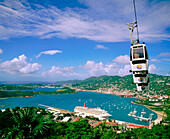 Cable car. Charlotte Amalie. Saint Thomas. U.S. Virgin Islands