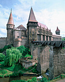 Gothic Castle. Hunedoara. Transylvania. Romania
