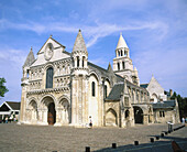 Notre Dame la Grande Church. Poitiers. France