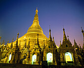 Shwedagon pagoda. Yangoon. Myanmar