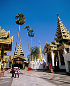 Shwedagon pagoda. Yangoon. Myanmar