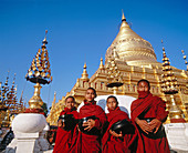 Shwezigon Pagoda. Bagan. Myanmar (Burma)