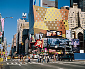 Eighth Avenue, Times Square area. New York City, USA
