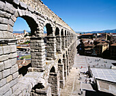 Roman aqueduct, Segovia. Castilla-León, Spain