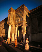 Bab Mansour town gate. Meknes. Morocco