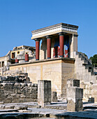 Minoan palace ruins, Knossos. Crete, Greece