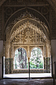 Lindaraja lookout, Alhambra. Granada. Andalusia, Spain