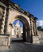 Santa Clara Convent in Antigua. Guatemala