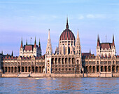 Parliament on the Danube. Budapest. Hungary