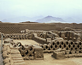 Tschudi ruins. Chan Chan, north of Trujillo, Peru.