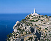 Formentor cape lighthouse. Majorca, Balearic Islands. Spain