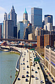 Elevated Highway. Downtown Manhattan. New York City. March 2006. USA.