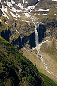 Waterfall. Grossglockner Pass. Austria