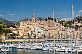 Menton, Côte d Azur. France.