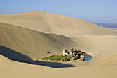 The Moon Lake. Dunhuang City. Gobi Desert. Gansu Province. The Silk Road. China. Nov. 2006