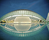 Hemisferic. City of Arts and Sciences, by S. Calatrava. Valencia. Spain