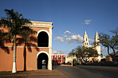 Concepcion Inmaculada Cathedral. Parque Principal Square. Campeche City. Mexico.