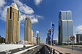 United Arab Emirates. Dubai City. Sheikh Zayed Road