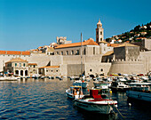 Old town and harbour. Dubrovnik. Croatia