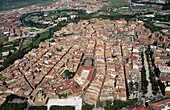 Aerial view of Pamplona. Navarra, Spain