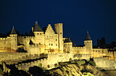 Medieval cité. Carcassonne. Aude. Languedoc-Roussillon. France.