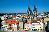 Tyn Church. Old Town Square. Czech Republic