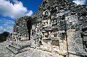 Mayan ruins. Chenes Palace. Becan. Campeche. Mexico.