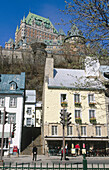 Frontenac Castle, Old town. Quebec City. Canada