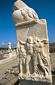 House of Dionisios . Delos, Cyclades Islands. Greece