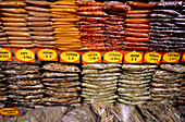 Spices in Athens central market. Greece