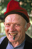 Man portrait. Camprodon. Ripolles. Girona province. Catalonia. Spain