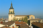 Gothic Cathedral of Santa María and old town. Vitoria. Alava. Basque Country. Spain