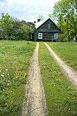 Traditional farm. Nemuno kilpos regional park area. Lithuania