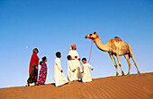 Beduin family. Washiba Sands. Oman