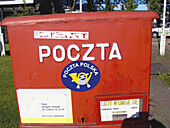 Letter box. Poland