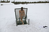 Sauna in ice. Hotel Kakslauttanen. Lapland. Ivalo. Finlandia
